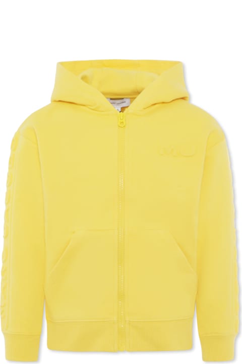 Homeware Marc Jacobs Yellow Sweatshirt For Kids With Logo