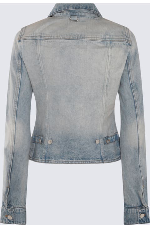 Courrèges Coats & Jackets for Women Courrèges Light Blue Cotton Denim Jacket