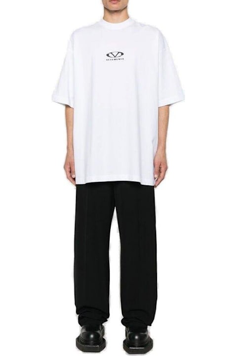 Topwear for Men VETEMENTS Logo Printed Crewneck T-shirt