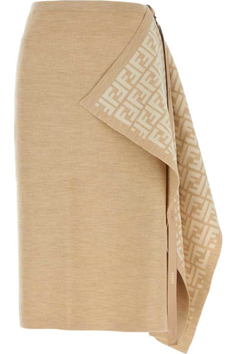 Fendi Sale for Women Fendi Wool Blend Skirt