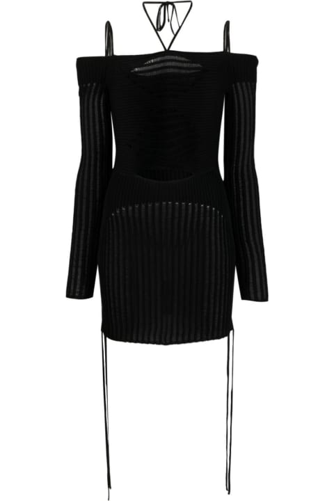 Homeware ANDREĀDAMO Knit Ribbed Mini Dress