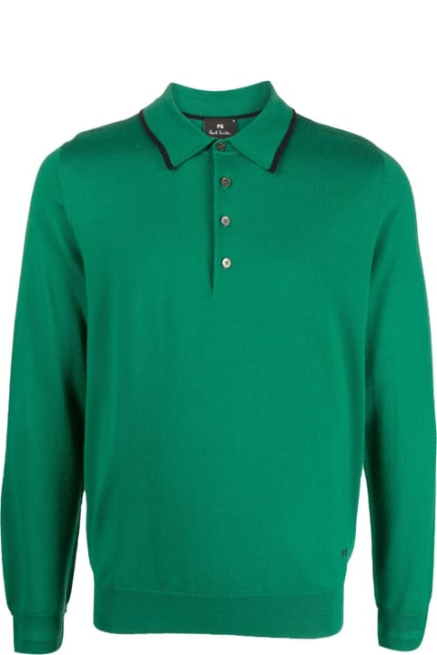 Fashion for Men PS by Paul Smith Mens Sweater Long Sleeves Polo