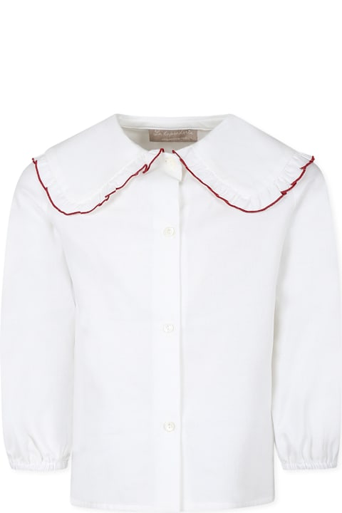 Homeware La stupenderia White Shirt For Girl