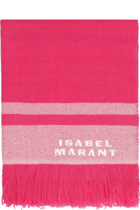 Accessories Sale for Women Isabel Marant Anika Wool And Cashemre Scarf