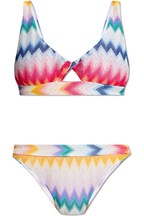 Fleeces & Tracksuits for Women Missoni Zigzag Printed Bikini Set