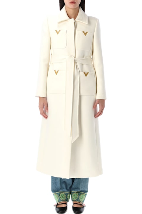 Valentino Garavani معاطف وجواكت لـ السيدات Valentino Garavani Drill Double Coat