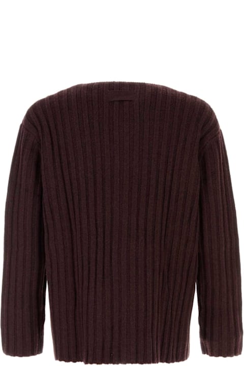 Givenchy Clothing for Men Givenchy Burgundy Cashmere Cardigan