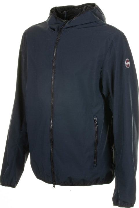 Colmar Coats & Jackets for Men Colmar Blue Jacket With Zip And Hood