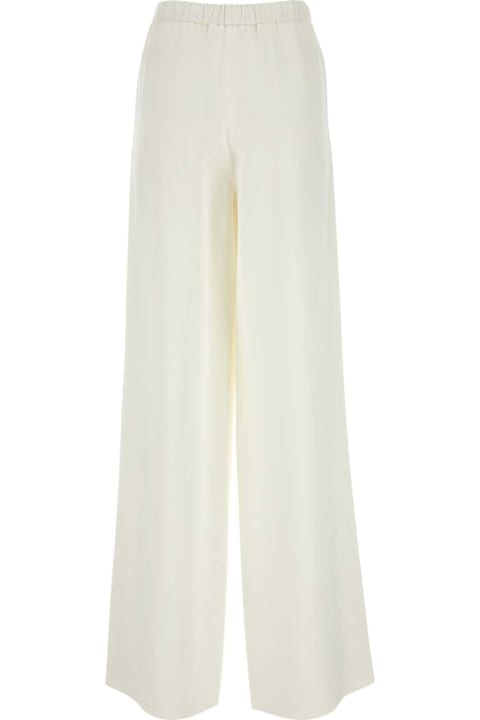 Homeware Valentino Garavani Ivory Cady Couture Wide-leg Pant