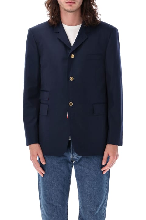 Thom Browne Coats & Jackets for Women Thom Browne Fit 5 Sb S/c W/ Gg Placket In Typewriter