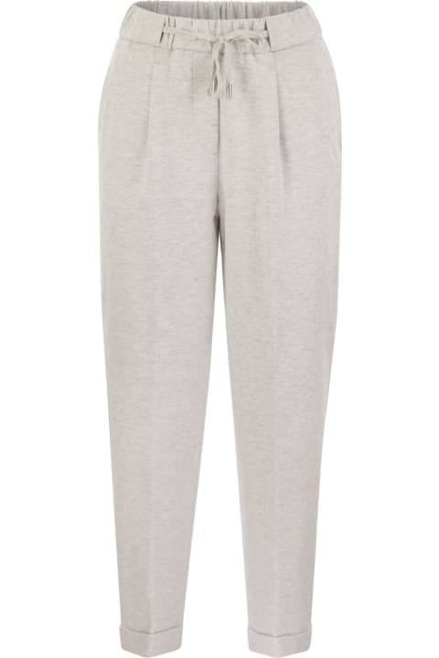 Peserico Fleeces & Tracksuits for Women Peserico Cotton Trousers