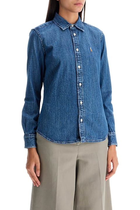 Polo Ralph Lauren Topwear for Women Polo Ralph Lauren Slim Fit Denim Shirt