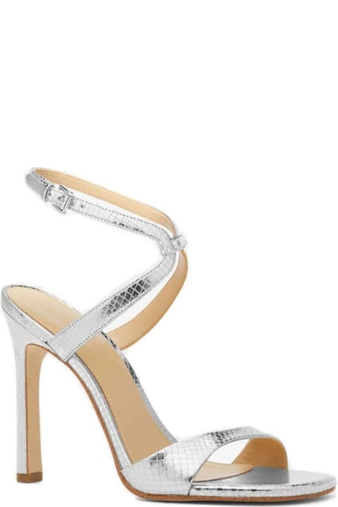 Sandals for Women Michael Kors Amara Metallic Embossed Sandals