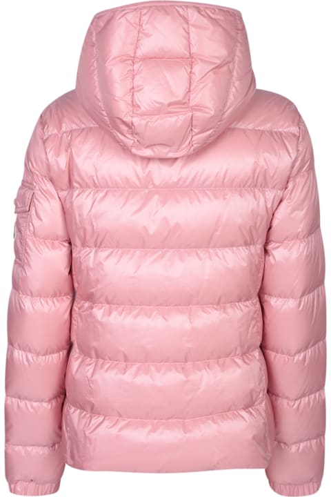 Moncler Clothing for Women Moncler Pink Gles Down Jacket