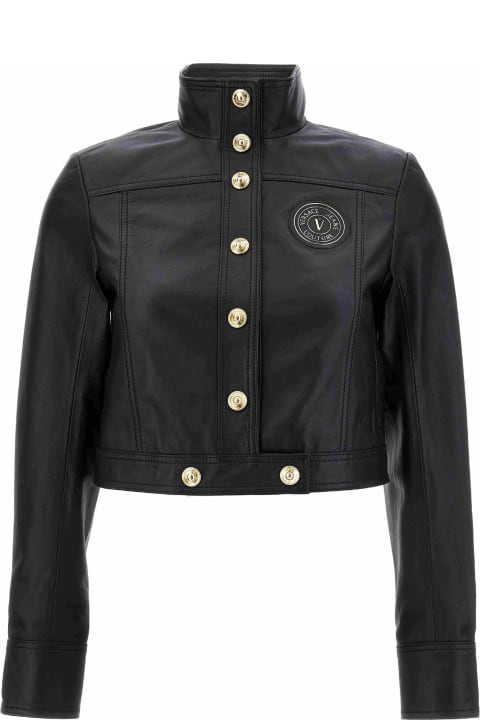 Versace Jeans Couture Coats & Jackets for Women Versace Jeans Couture Versace Jeans Couture Leather Jacket