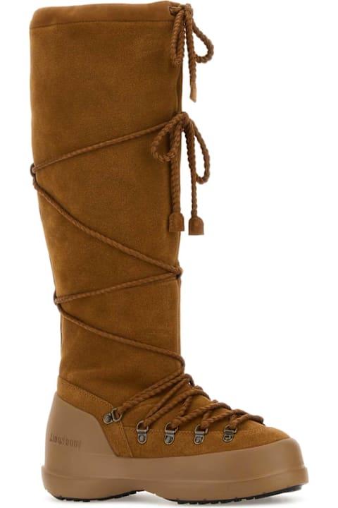 Homeware Moon Boot Camel Suede Luna Boots