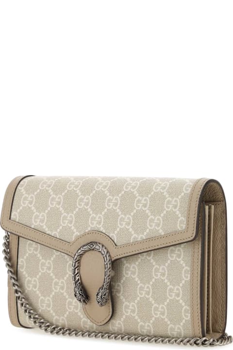 Luggage for Women Gucci Gg Supreme Fabric Dionysus Clutch