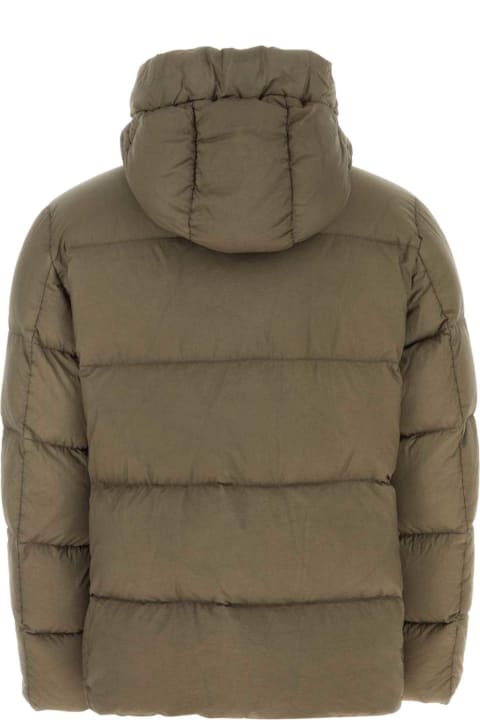 Ten C Coats & Jackets for Men Ten C Mud Nylon Grays Down Jacket