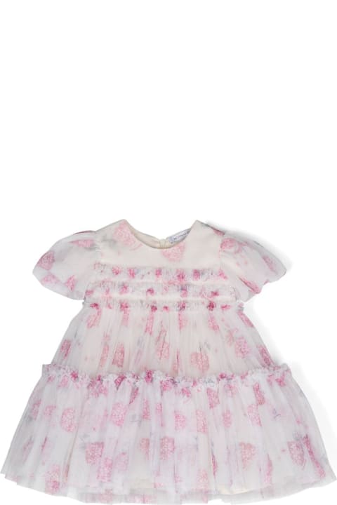 Monnalisa Dresses for Baby Girls Monnalisa Newborn White Dress