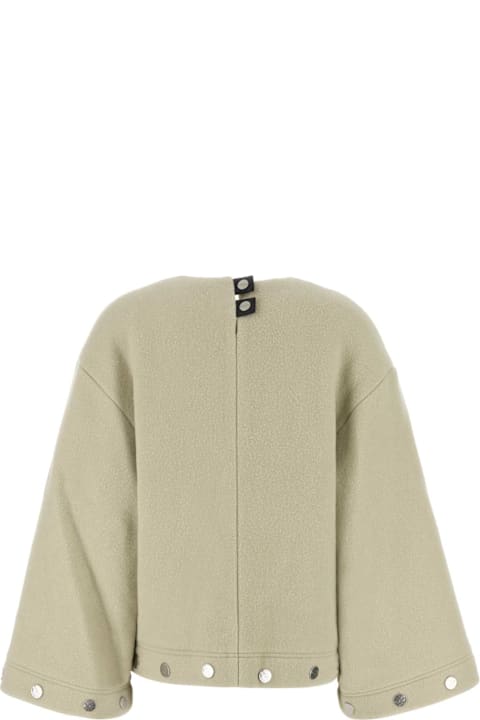 Nanushka for Kids Nanushka Sand Wool Blend Oversize Anwen Blouse