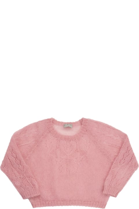Sweaters & Sweatshirts for Girls Il Gufo Crew-neck Jumper In Wool And Mohair Blend