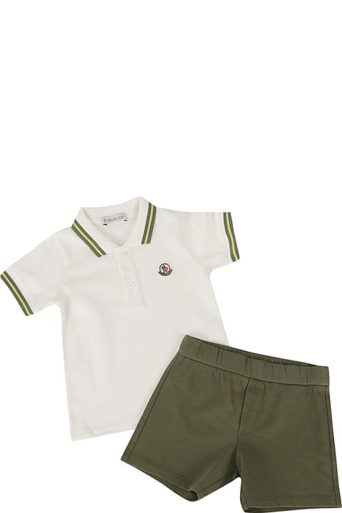 Sale for Baby Boys Moncler 2 Pz Tshirt E Shorts