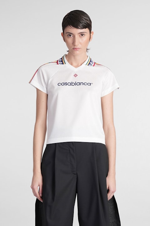 Casablanca for Women Casablanca T-shirt In White Polyester
