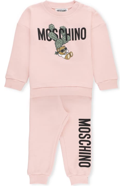 Moschino Kids Moschino Cactus Teddy Bear Two Piece Suit