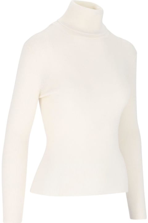 Parosh لـ Women Parosh Ribbed Turtleneck Sweater