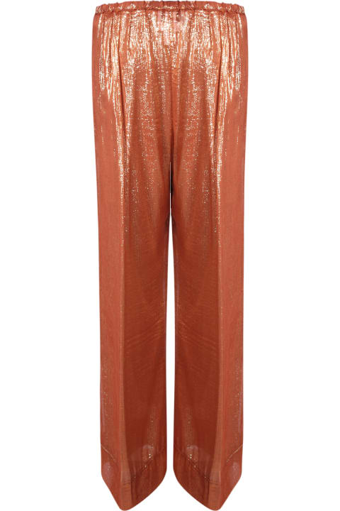 Forte_Forte Clothing for Women Forte_Forte Lurex Bronze Trousers