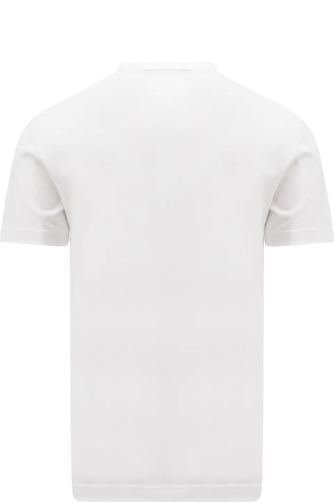 Topwear Sale for Men Dolce & Gabbana Cotton T-shirt With Metal Logo Patch