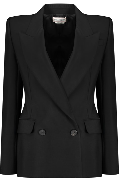 Alexander McQueen Coats & Jackets for Women Alexander McQueen Double Breasted Blazer