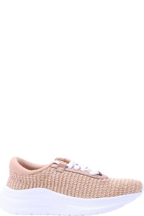 Fashion for Women Casadei Round-toe Lace-up Sneakers