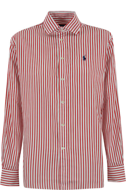 Polo Ralph Lauren Topwear for Women Polo Ralph Lauren Striped Poplin Shirt