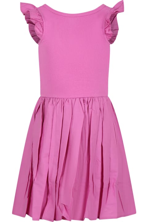 Dresses for Girls Molo Casual Fuchsia Dres For Girl