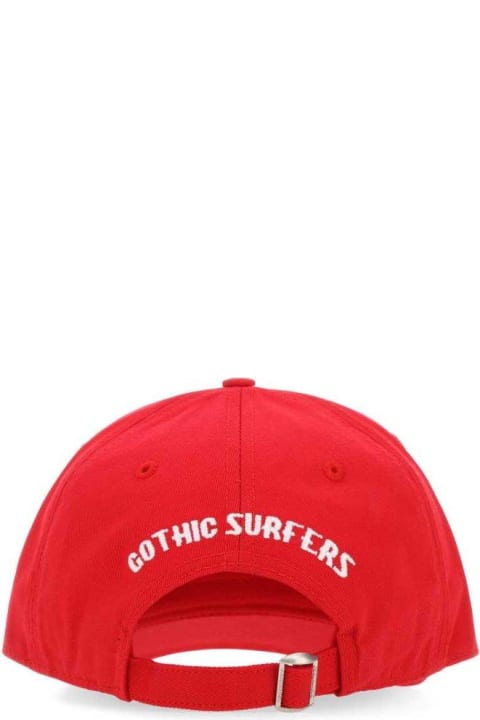 Hats for Men Dsquared2 Logo-embroidered Baseball Cap