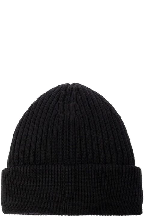 Moncler Accessories for Men Moncler Logo Embroidered Beanie