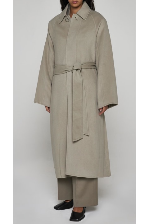 Ami Alexandre Mattiussi Coats & Jackets for Women Ami Alexandre Mattiussi Wool And Cashmere Coat