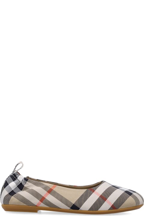 Homeware Burberry Kid - Check Ballerinas
