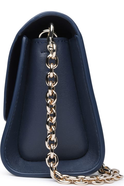 Fashion for Men Furla 'metropolis Remix' Mini Bag In Blue Calf Leather