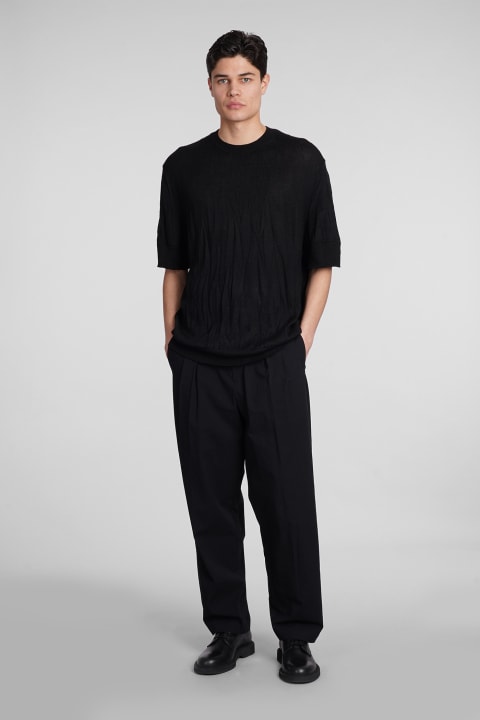 メンズ Helmut Langのトップス Helmut Lang Knitwear In Black Wool