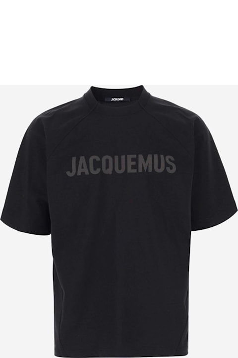 Topwear for Men Jacquemus Stretch Cotton T-shirt With Logo