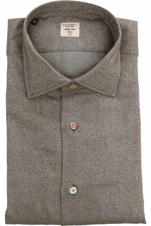أدوات منزلية Mazzarelli Green Cotton Shirt