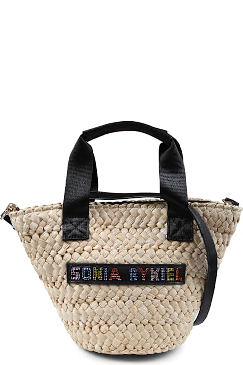 Homeware Rykiel Enfant Beige Bag For Girl With Logo