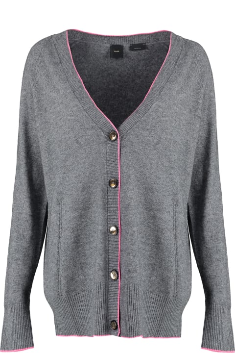 Pinko Sweaters for Women Pinko Wool And Cashmere Cardigan