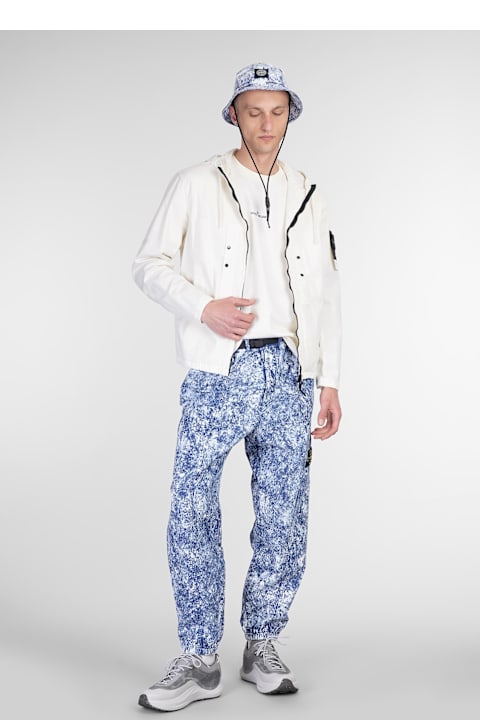 Fashion for Men Stone Island Casual Jacket In Beige Cotton