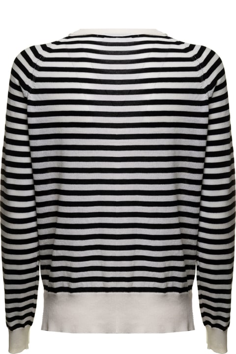 Women's Grifoni Striped Cotton Crew Neck Sweater