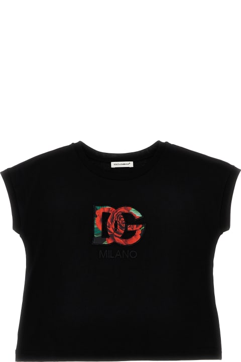 Dolce & Gabbana for Kids Dolce & Gabbana 'dg Rose' T-shirt
