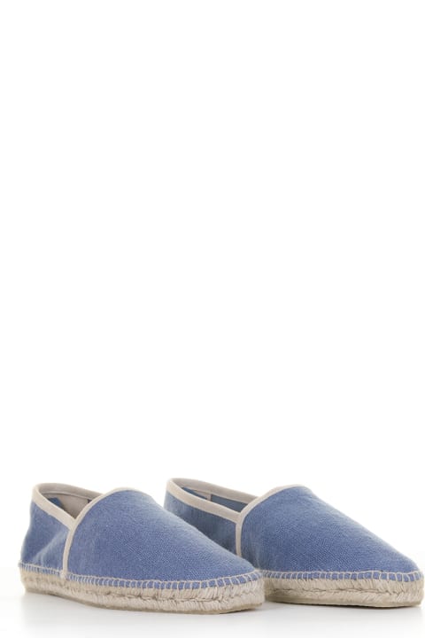 Castañer Shoes for Men Castañer Paul Espadrilles Light Blue In Linen
