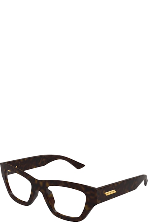 Bottega Veneta Eyewear Eyewear for Women Bottega Veneta Eyewear Bottega Veneta Bv1360o Linea Ribbon 007 Havana Glasses